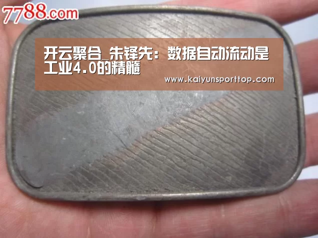 开云聚合_朱铎先:数据自动流动是工业4.0的精髓(图2) 开云赛程